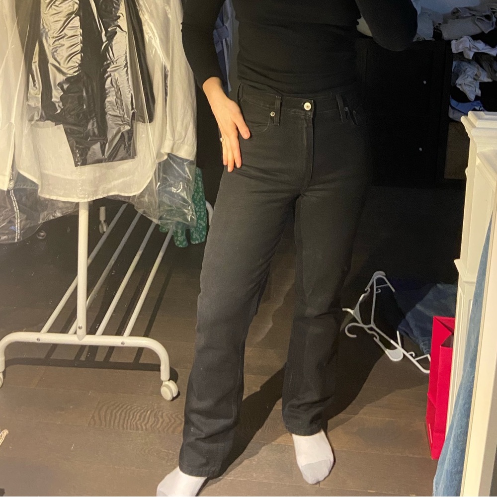 Abercrombie & Fitch Black Ultra High Rise Jeans